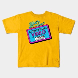 Everything Video - Limited Rental Store Collection Kids T-Shirt